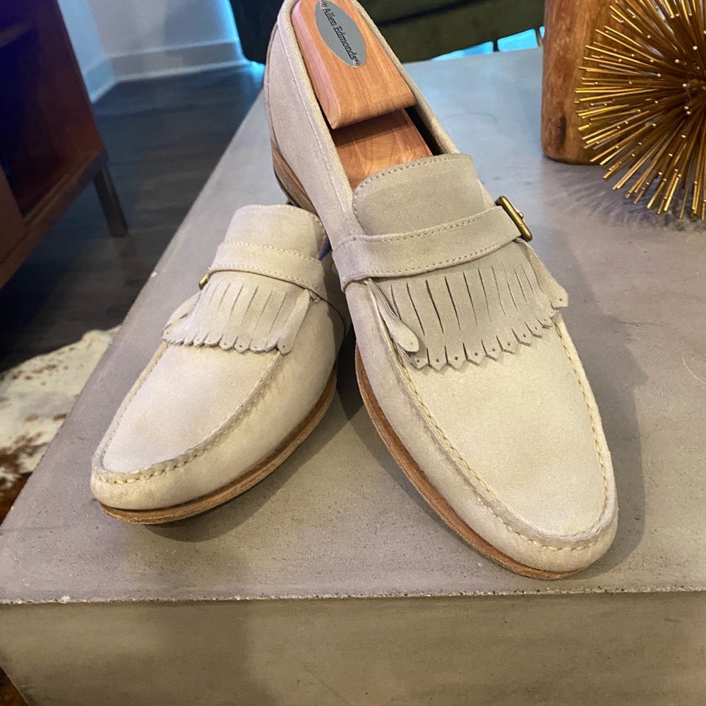 Billy Reid Winfield loafers size 8 in bone